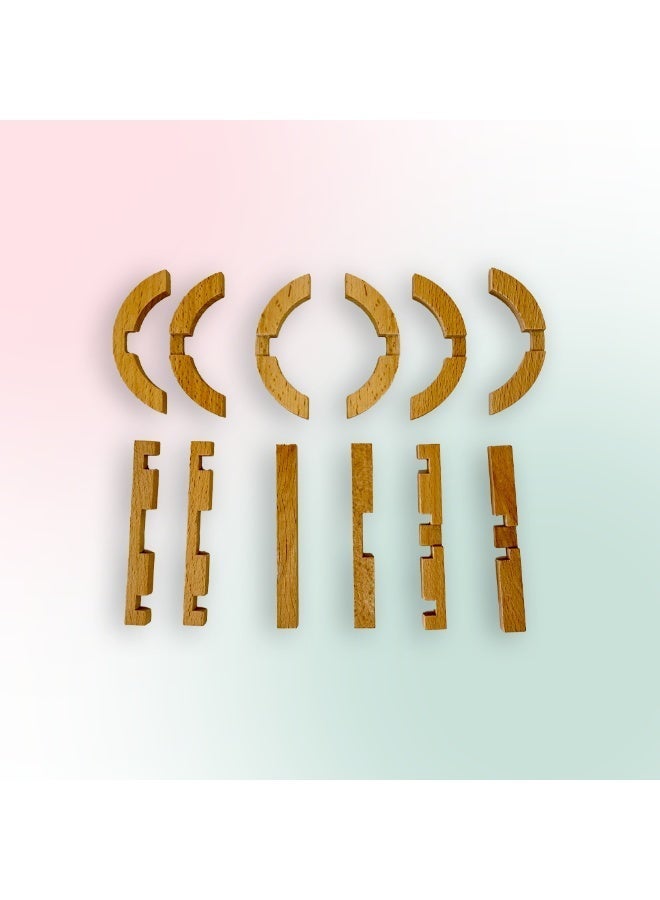 EcoBonjour Galileo Globe Lu Ban Wooden Puzzle - Image 2